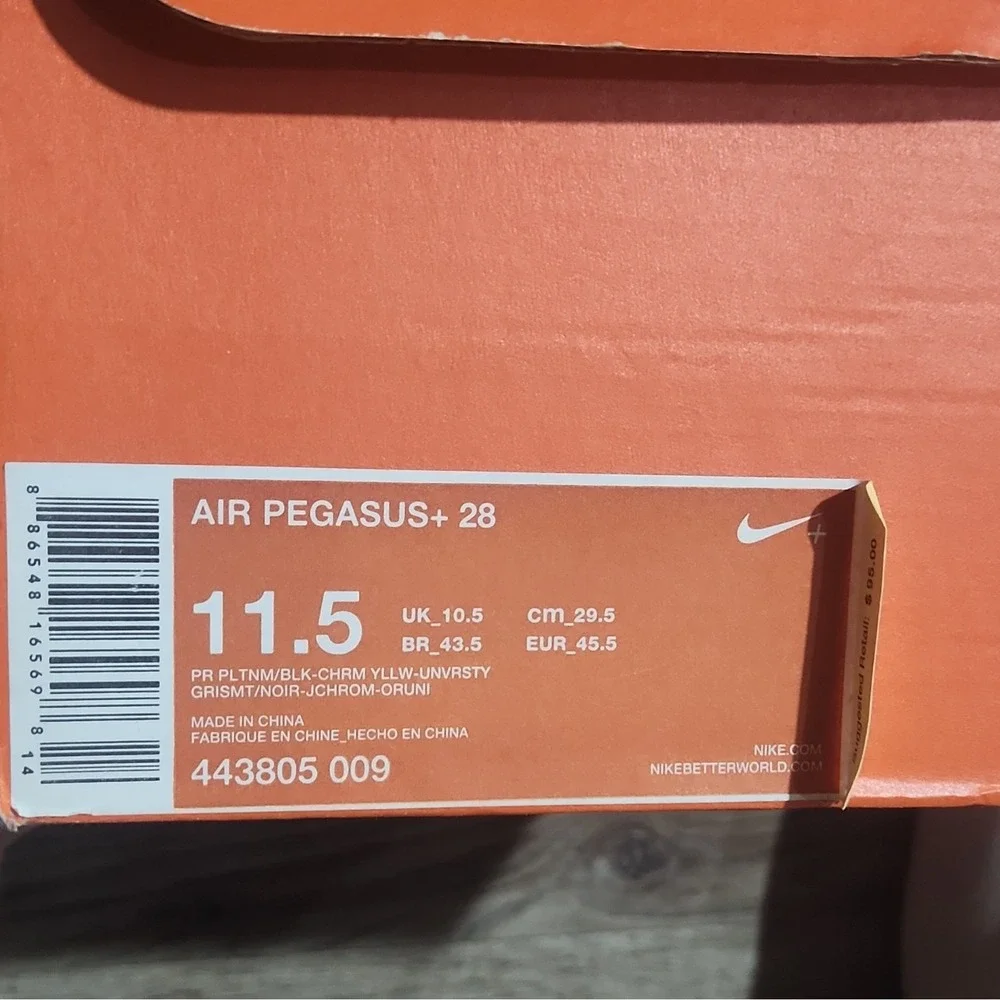 Nike air pegasus+